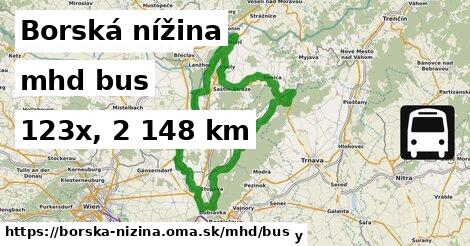 Borská nížina Doprava bus 