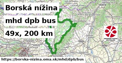 Borská nížina Doprava dpb bus