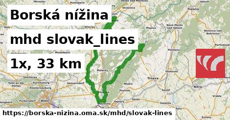 Borská nížina Doprava slovak-lines 