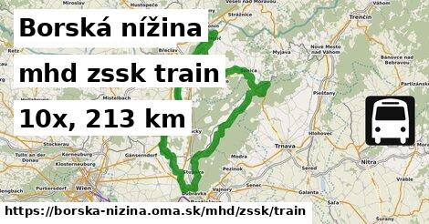 Borská nížina Doprava zssk train