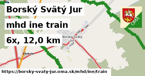 Borský Svätý Jur Doprava iná train