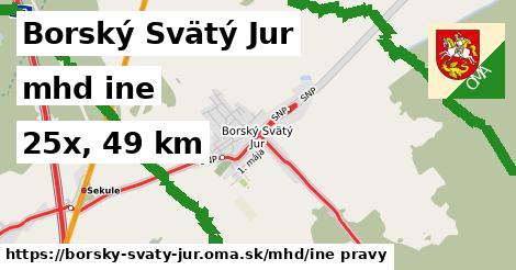 Borský Svätý Jur Doprava iná 