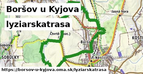 Boršov u Kyjova Lyžiarske trasy  
