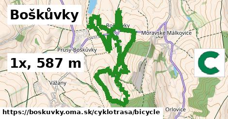 Boškůvky Cyklotrasy bicycle 