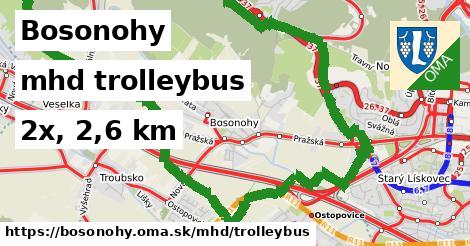 Bosonohy Doprava trolleybus 
