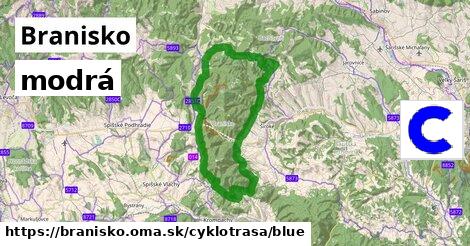 Branisko Cyklotrasy modrá 