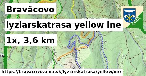 Braväcovo Lyžiarske trasy žltá iná