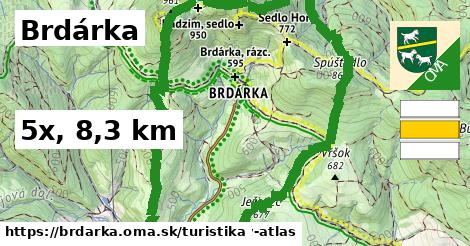 Brdárka Turistické trasy  