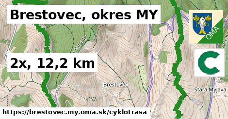 Brestovec, okres MY Cyklotrasy  