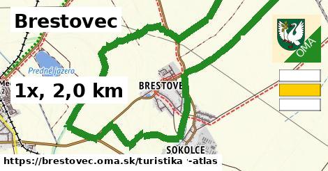 Brestovec Turistické trasy  