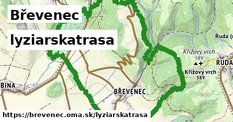 Břevenec Lyžiarske trasy  