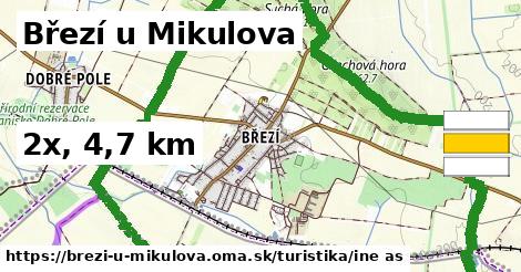 Březí u Mikulova Turistické trasy iná 