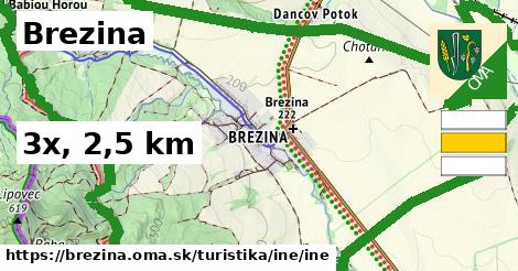 Brezina Turistické trasy iná iná