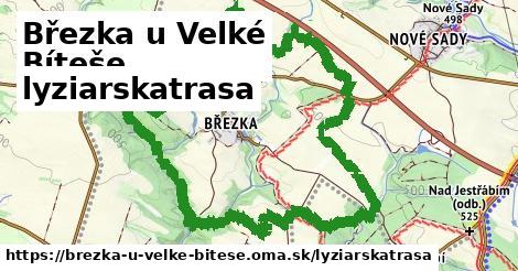 Březka u Velké Bíteše Lyžiarske trasy  
