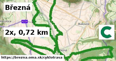Březná Cyklotrasy  