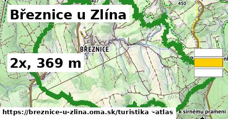 Březnice u Zlína Turistické trasy  