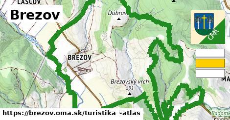 Brezov Turistické trasy  