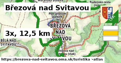 Březová nad Svitavou Turistické trasy  