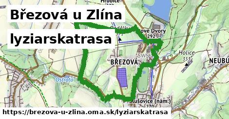 Březová u Zlína Lyžiarske trasy  