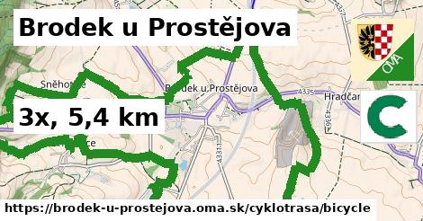 Brodek u Prostějova Cyklotrasy bicycle 