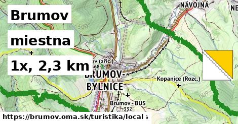 Brumov Turistické trasy miestna 