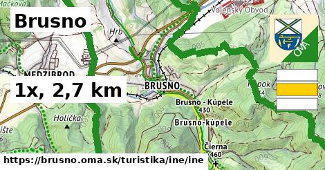 Brusno Turistické trasy iná iná