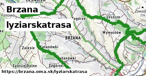 Brzana Lyžiarske trasy  
