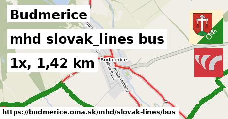Budmerice Doprava slovak-lines bus