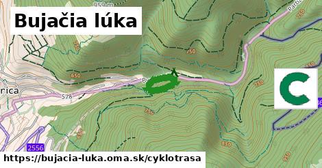 Bujačia lúka Cyklotrasy  