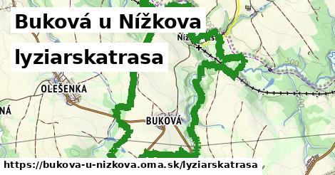 Buková u Nížkova Lyžiarske trasy  
