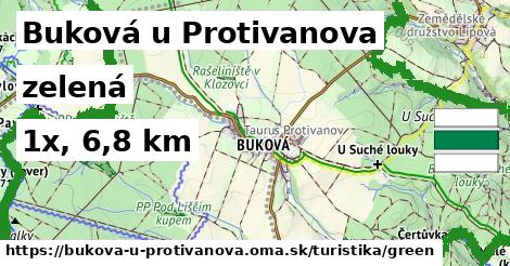 Buková u Protivanova Turistické trasy zelená 