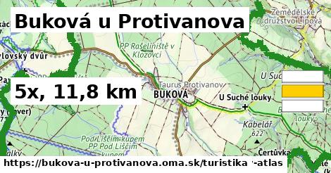 Buková u Protivanova Turistické trasy  