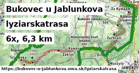 Bukovec u Jablunkova Lyžiarske trasy  