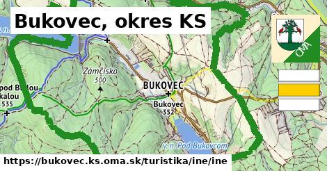 Bukovec, okres KS Turistické trasy iná iná