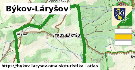 Býkov-Láryšov Turistické trasy  