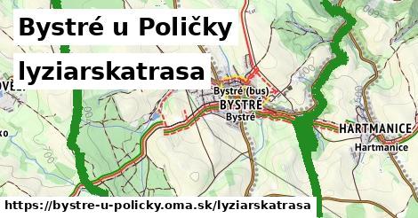 Bystré u Poličky Lyžiarske trasy  