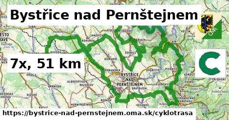 Bystřice nad Pernštejnem Cyklotrasy  