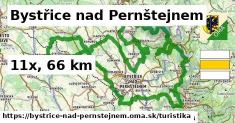 Bystřice nad Pernštejnem Turistické trasy  
