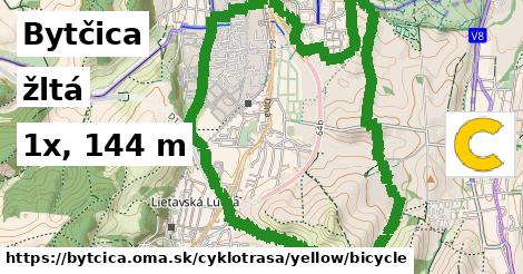 Bytčica Cyklotrasy žltá bicycle