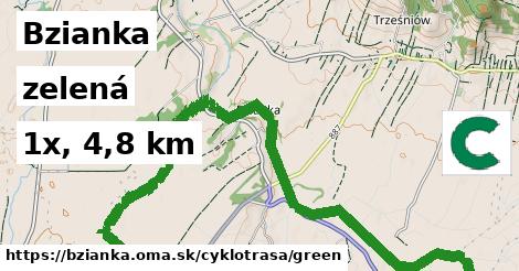 Bzianka Cyklotrasy zelená 