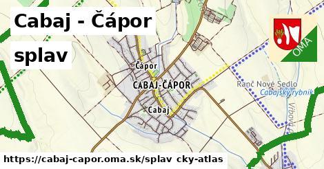 Cabaj - Čápor Splav  