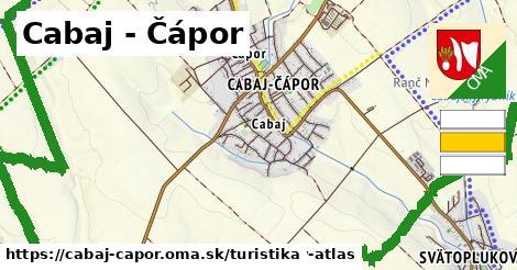 Cabaj - Čápor Turistické trasy  