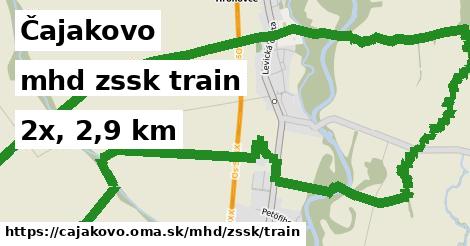 Čajakovo Doprava zssk train