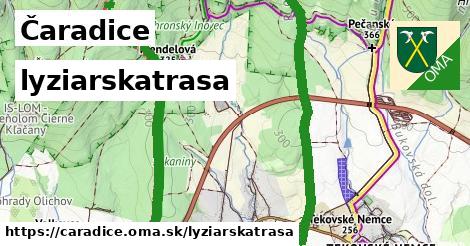 Čaradice Lyžiarske trasy  