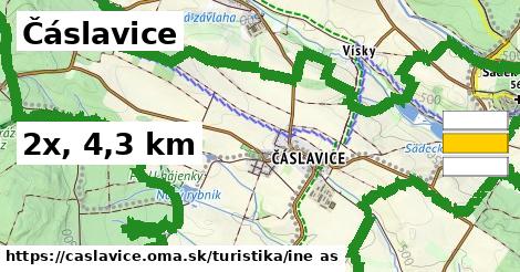 Čáslavice Turistické trasy iná 