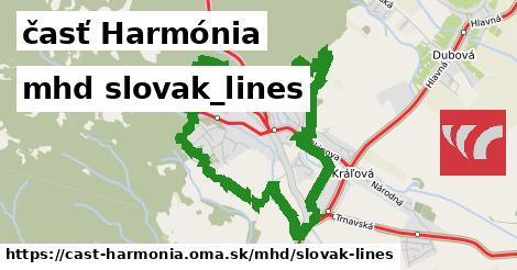 časť Harmónia Doprava slovak-lines 