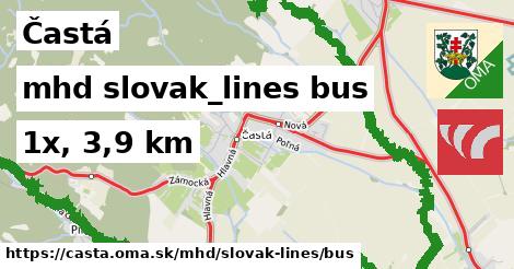 Častá Doprava slovak-lines bus