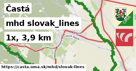 Častá Doprava slovak-lines 