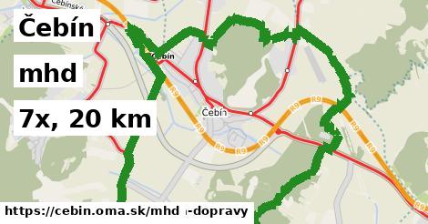 Čebín Doprava  