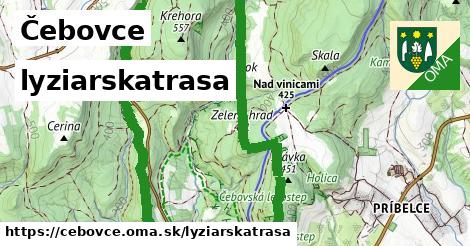Čebovce Lyžiarske trasy  